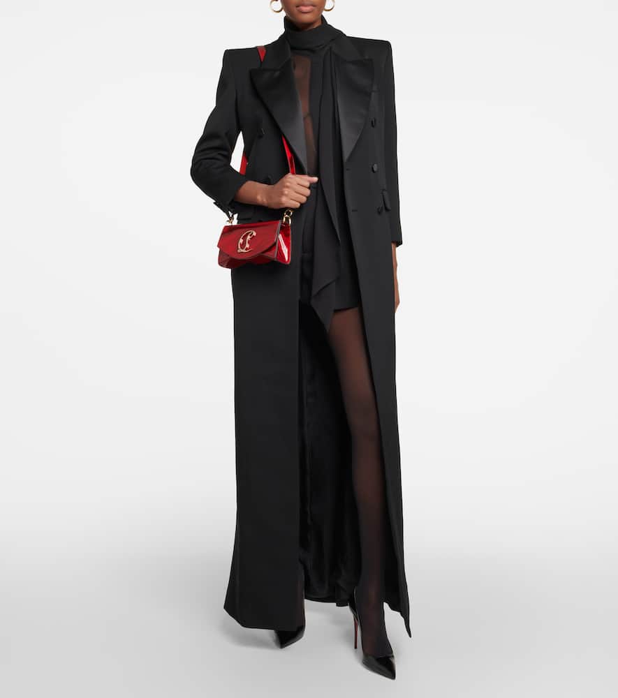 Christian Louboutin Loubi54 patent leather shoulder bag