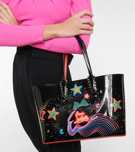 Christian Louboutin Cabata Small printed leather tote bag
