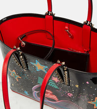 Christian Louboutin Cabata Small printed leather tote bag