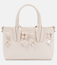 Christian Louboutin Cabata E/W Nano leather tote bag. Shop Christian Louboutin Top-Handle Bags for women now.