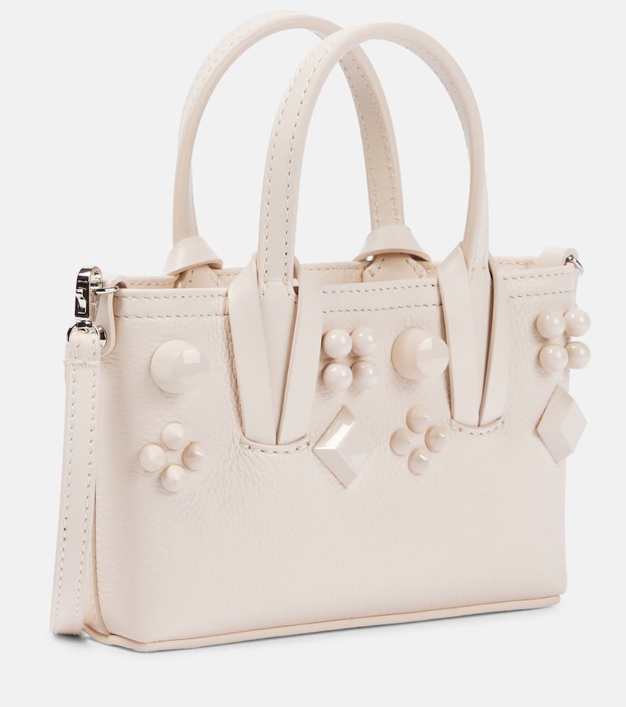 Christian Louboutin Cabata E/W Nano leather tote bag