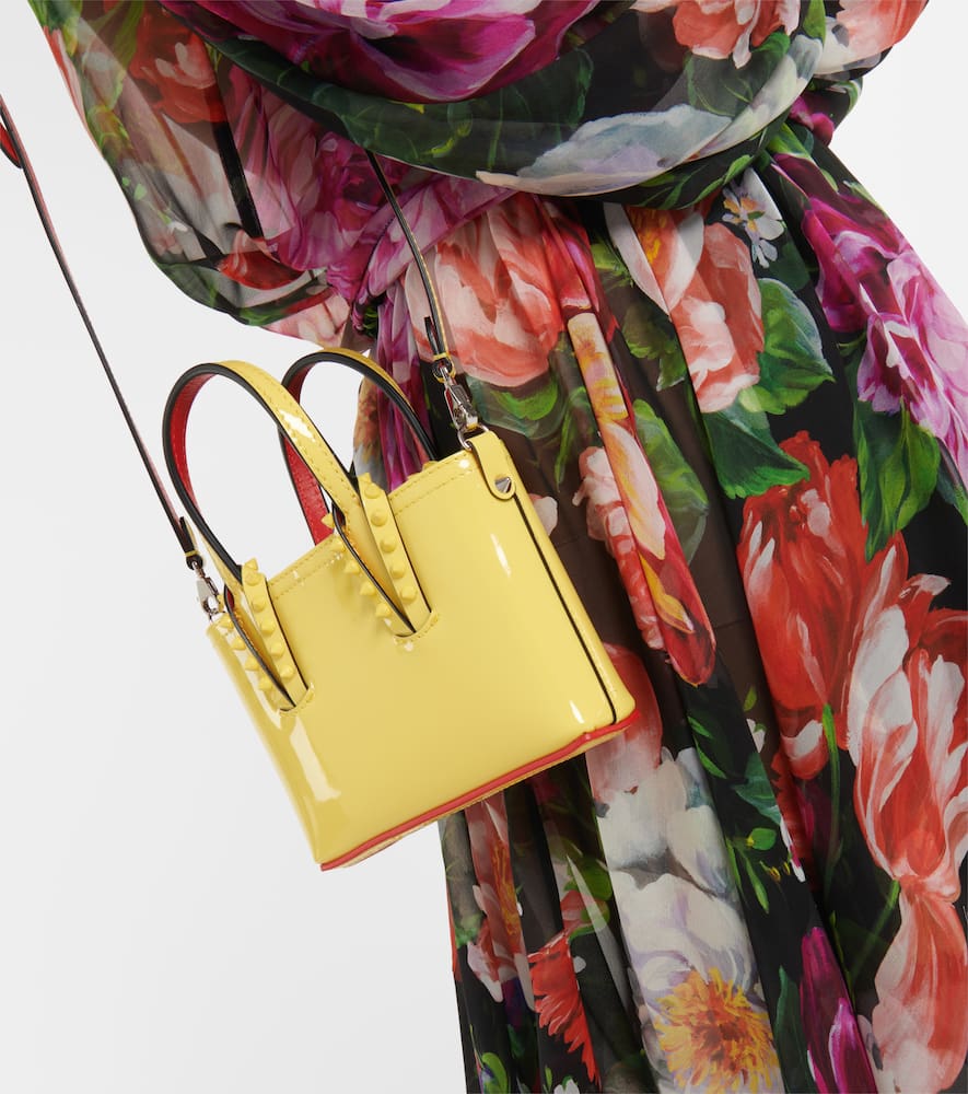 Christian Louboutin Cabata patent leather tote bag