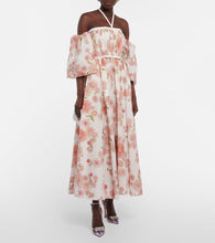 Giambattista Valli Floral cotton poplin midi dress