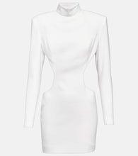 MÔNOT crêpe mini dress