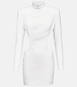 MÔNOT crêpe mini dress