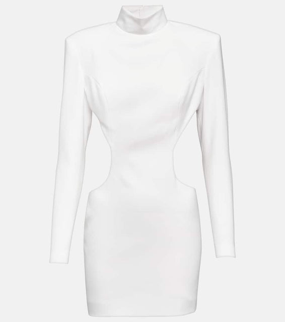 MÔNOT crêpe mini dress