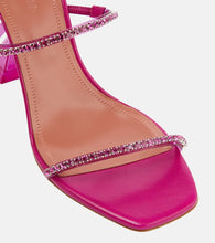 Amina Muaddi Gilda Glass embellished sandals