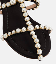 Giambattista Valli Maharani faux pearl-embellished sandals