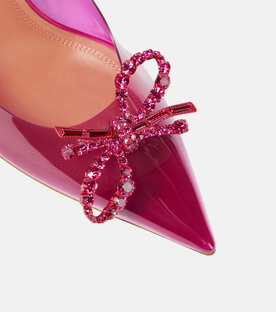Amina Muaddi Rosie embellished PVC pumps