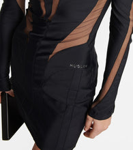 Mugler Paneled minidress