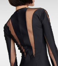 Mugler Paneled minidress