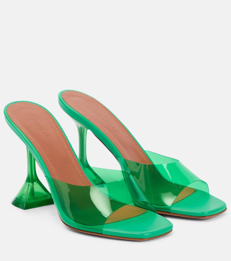 Amina Muaddi Lupita PVC sandals