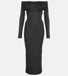 Khaite Marisole off-shoulder midi dress