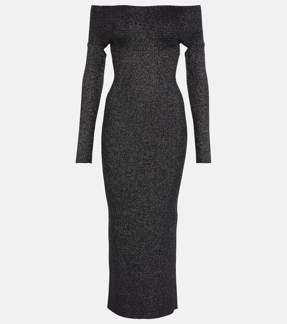 Khaite Marisole off-shoulder midi dress