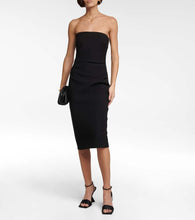 Max Mara Bernard wool-blend crêpe midi dress