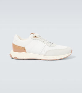Tod's Leather-trimmed sneakers