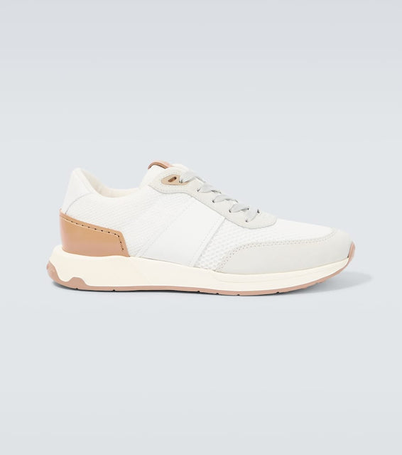 Tod's Leather-trimmed sneakers
