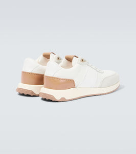 Tod's Leather-trimmed sneakers