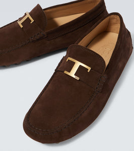 Tod's T Timeless suede loafers