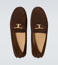 Tod's T Timeless suede loafers