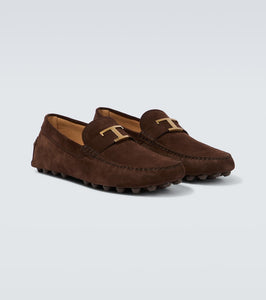 Tod's T Timeless suede loafers