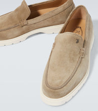 Tod's Slip-on suede loafers