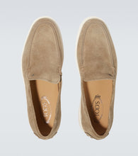 Tod's Slip-on suede loafers