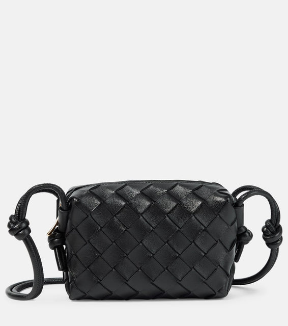 Bottega Veneta Candy Loop leather camera bag. Shop Bottega Veneta Shoulder Bags for women now.