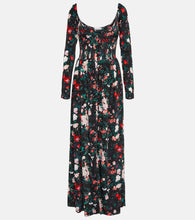 Rabanne Floral corset maxi dress