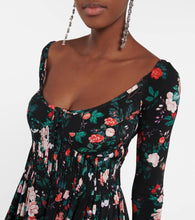 Rabanne Floral corset maxi dress