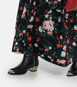 Rabanne Floral corset maxi dress