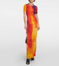 Rabanne Printed maxi dress