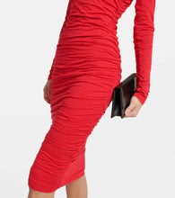 Velvet Gauzy Whisper jersey midi dress