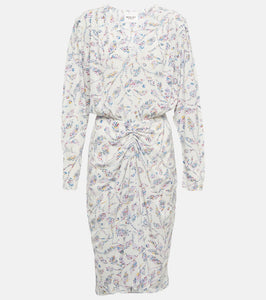 Marant Etoile Danalia printed jersey midi dress