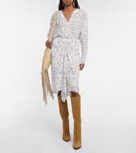 Marant Etoile Danalia printed jersey midi dress