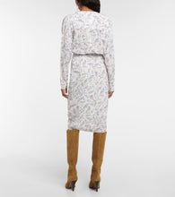Marant Etoile Danalia printed jersey midi dress