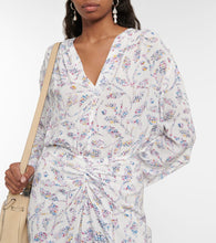 Marant Etoile Danalia printed jersey midi dress