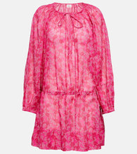 Marant Etoile Parsley floral cotton tunic dress