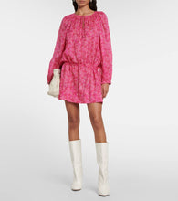 Marant Etoile Parsley floral cotton tunic dress