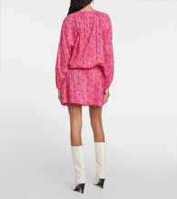 Marant Etoile Parsley floral cotton tunic dress