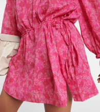 Marant Etoile Parsley floral cotton tunic dress