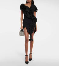 Maticevski Avery ruffled crêpe minidress