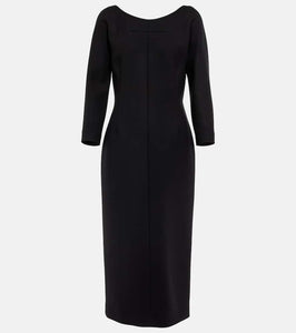 The Row Tulip wool-blend midi dress