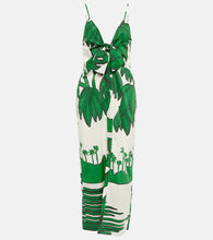 Johanna Ortiz Printed cotton poplin maxi dress