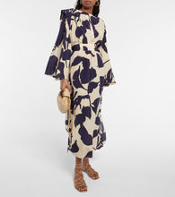 Johanna Ortiz Ancient Tropics printed silk midi dress