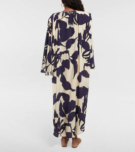 Johanna Ortiz Ancient Tropics printed silk midi dress