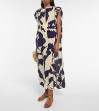 Johanna Ortiz Ancient Tropics printed silk midi dress
