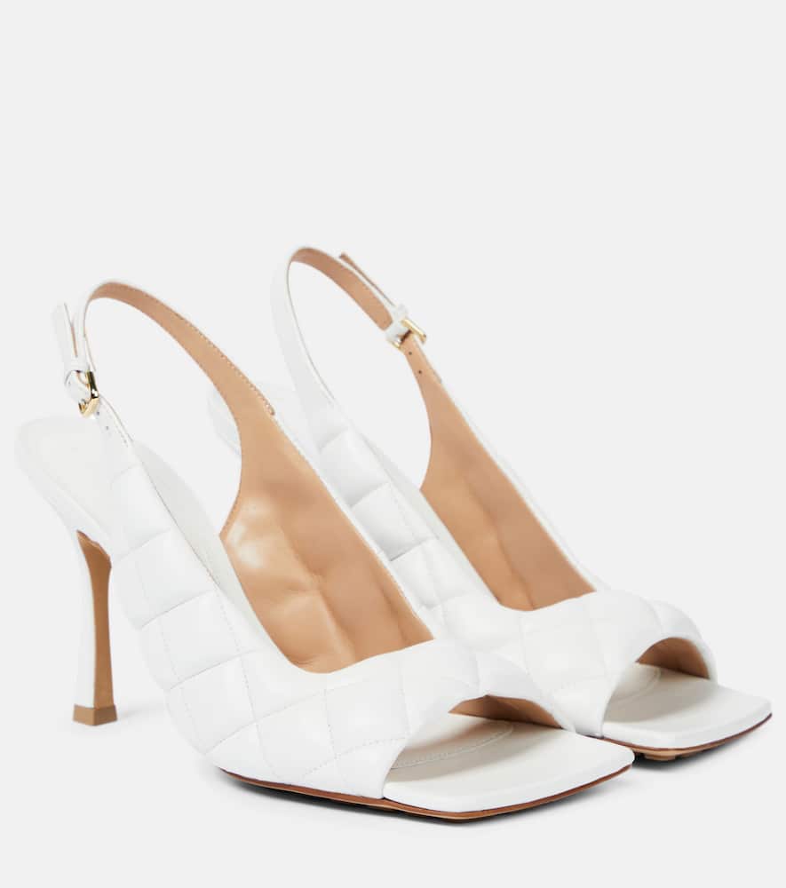 Bottega Veneta Padded leather slingback sandals