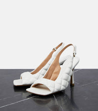 Bottega Veneta Padded leather slingback sandals