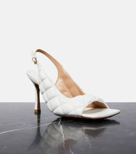 Bottega Veneta Padded leather slingback sandals